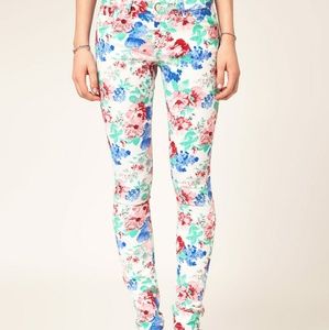 ASOS Floral Jeans